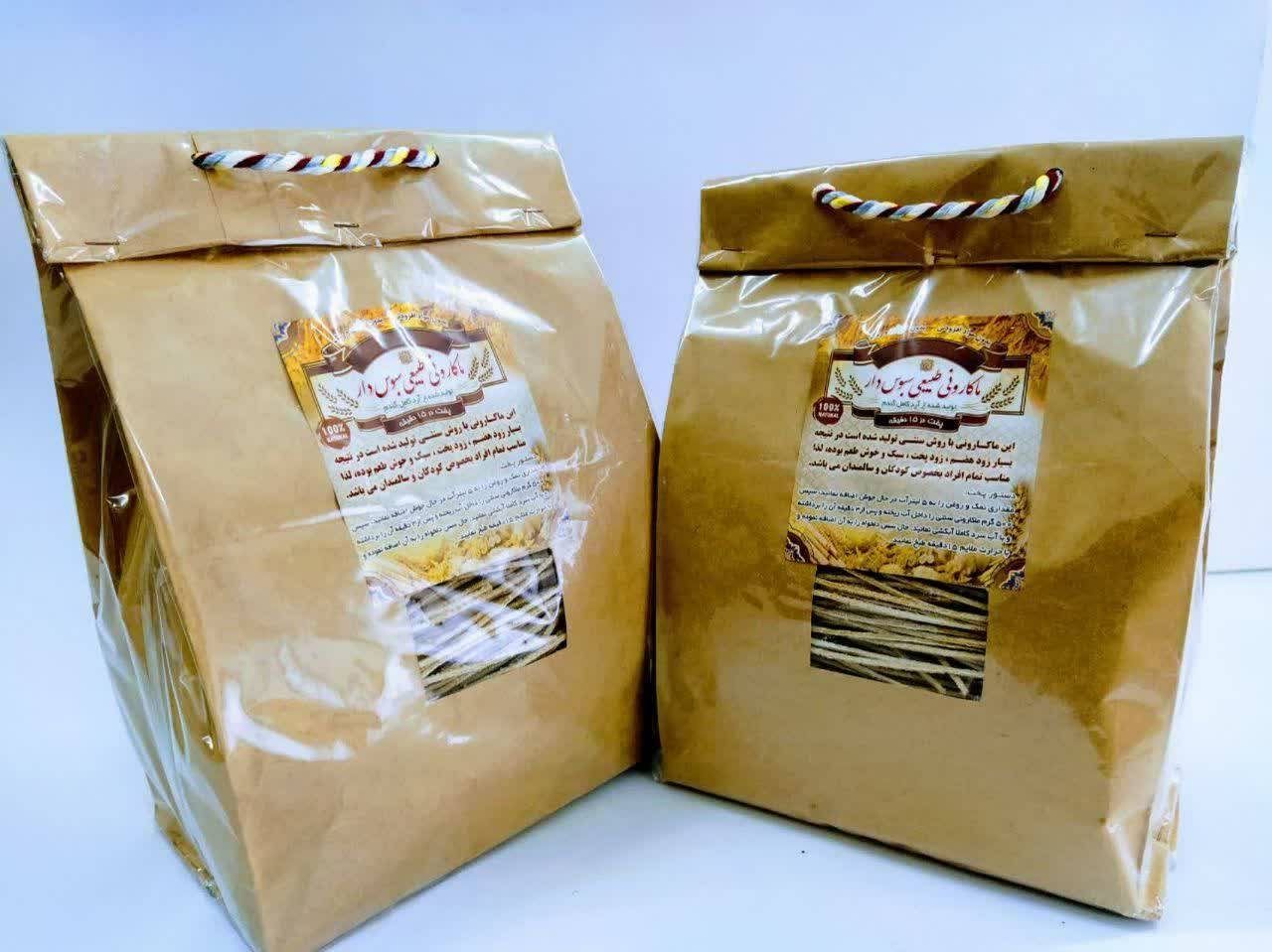 ماکارونی طبیعی سبوس دار